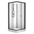 Душевая кабина Loranto Neo 90х90 см CS-21801, чёрный/прозрачное фото 2