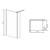 Душевая перегородка Loranto Walk-in 100 см CS-L801 100, хром/прозрачное фото 3