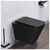 Унитаз подвесной безободковый Azario Teramo AZ-0052-UQ3MB с крышкой микролифт (система смыва Торнадо) чёрный матовый, Цвет производителя: чёрный матовый фото 14
