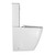 Унитаз-компакт безободковый Azario Mirada S AZ-1288A с тонкой крышкой микролифт, Цвет производителя: белый фото 13