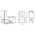 Унитаз-компакт безободковый Azario Fresco AZ-8302 с тонкой крышкой микролифт фото 15