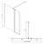 Душевая перегородка Azario Chicago 110 см AZ-NAR6321 1100 (стекло 8 мм) с кронштейном в комплекте, хром/прозрачное фото 4