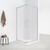 Душевое ограждение Loranto 90x90 см CS-AB01S-90, сатин/прозрачное фото 5