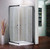 Душевое ограждение Cezares Pratico A-2 100х100 см, хром/прозрачное фото 