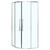 Душевое ограждение Azario SHANGHAI 80x80 см AZ-S43-80-CH-CL, хром/прозрачное фото 