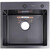 Кухонная мойка Gerhans K35050B 1 мм, PVD графит фото 17