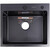 Кухонная мойка Gerhans K35044B 1 мм, PVD графит, Цвет производителя: графит фото 14