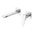 Смеситель для раковины настенный Vincea Puro VBFW-5P01CH (со скрытой частью) фото 