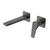 Смеситель для раковины настенный Vincea Puro VBFW-5P01GM (со скрытой частью) вороненая сталь фото 