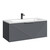 Тумба подвесная с раковиной Grossman Блисс 100 см 1010048, графит матовый фото 