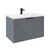 Тумба подвесная с раковиной Grossman Блисс 70 см 107053, графит матовый фото 