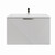 Тумба подвесная с раковиной Grossman Блисс 80 см 108046, белый матовый фото 3