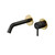 Смеситель для раковины настенный Allen Brau Priority 5.31030-GB31 (со скрытой частью) золото/чёрный фото 