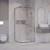 Душевое ограждение Niagara Nova 90x90 см NG-6633-34, хром/прозрачное фото 3
