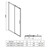 Душевая дверь Vincea Rapid-N 120-130 см VDS-3RN12/13CL, хром/прозрачное фото 4