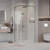 Душевое ограждение Grossman Galaxy 100х100 см 300.K33.01.1010.10.02, хром/шиншилла фото 3