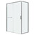 Душевое ограждение Grossman Style 130х100 см 120.K33.05.1310.10.00, хром/прозрачное фото 