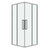 Душевое ограждение Grossman Cosmo 90х90 см 300.K33.02.9090.10.00, хром/прозрачное фото 