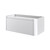 Тумба подвесная с раковиной-столешницей Armadi Art Voi 100 см 782-100-MW (раковина 786-100-MW без отв.) matt white фото 3
