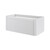 Тумба подвесная с раковиной-столешницей Armadi Art Voi 100 см 782-100-R-MW (раковина 786-100-MW) matt white фото 3