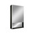 Зеркало-шкаф Art&Max Foggia 50 см AM-Fog-500-800-1D-R-DS-F-Nero, чёрный фото 