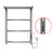 Полотенцесушитель электрический Azario Verona с полкой П4 400x600 мм AZ04846P фото 4