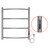 Полотенцесушитель электрический Azario Verona П4 500x600 мм AZ04856 фото 4