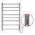 Полотенцесушитель электрический Azario Parma П8 500x800 мм AZ10858 фото 4