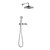 Душевая система для душа Boheme Eterna 174-NB (со скрытой частью) никель фото 