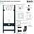 Инсталляция с подвесным безободковым унитазом комплект: Iddis Basic BASBQ03i73 сиденье микролифт, крепление, кнопка смыва белая (система смыва Торнадо) фото 16