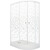 Душевое ограждение Triton Коралл 120x80 см L Щ0000061780, белый/мозаика фото 