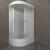Душевая кабина Тритон Коралл 120x80 см R Щ0000068948, белый/матовое фото 3