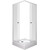 Душевое ограждение Triton Вельвет 80x80 см Щ0000071051, белый/матовое фото 