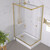 Душевое ограждение Triton Вента 120x80 см Щ0000073919, золото/прозрачное фото 4