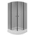 Душевое ограждение Triton Грэй 90x90 см Щ0000066464, белый/тонированное фото 2