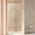 Душевая дверь Vincea Walk-In 120 см VDS-4WSL120CLG-L (стекло 8 мм) брашированное золото/прозрачное фото 