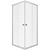 Душевое ограждение Triton Вельвет 80x80 см Щ0000071052, белый/матовое фото 2