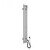 Полотенцесушитель электрический Wonzon & Woghand Kassel П3 136x1200 мм WW-AL72312-BN, брашированный никель, Цвет производителя: никель брашированный фото 