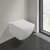 Унитаз подвесной безободковый Villeroy&Boch Venticello 4611RLR1 с тонким быстросъемным сиденьем микролифт (CeramicPlus) фото 3