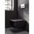 Унитаз подвесной безободковый Villeroy&Boch Memento 2.0 4633R0R7 с крышкой микролифт (CeramicPlus) чёрный матовый фото 6