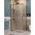 Душевое ограждение BelBagno 100x90 см SOFT_CLOSE-1-AH-1-100/90-C-GM, оружейная сталь/прозрачное фото 