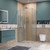Душевое ограждение BelBagno 100x90 см SOFT_CLOSE-1-AH-1-100/90-C-Cr, хром/прозрачное фото 3