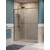 Душевая дверь BelBagno 160 см SOFT_CLOSE-1-BF-1-160-C-GM, оружейная сталь/прозрачное фото 