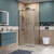 Душевое ограждение BelBagno 100x90 см SOFT_CLOSE-1-AH-1-100/90-C-GM, оружейная сталь/прозрачное фото 2