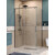 Душевое ограждение BelBagno 110x90 см SOFT_CLOSE-1-AH-1-110/90-C-GM, оружейная сталь/прозрачное фото 