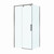 Душевое ограждение BelBagno 100x80 см SOFT_CLOSE-1-AH-1-100/80-C-GM, оружейная сталь/прозрачное фото 4