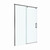 Душевая дверь BelBagno 140 см SOFT_CLOSE-1-BF-1-140-C-GM, оружейная сталь/прозрачное фото 4