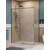 Душевое ограждение BelBagno 140x90 см SOFT_CLOSE-2-AH-1-140/90-C-GM, оружейная сталь/прозрачное фото 