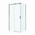 Душевое ограждение BelBagno 100x80 см SOFT_CLOSE-2-AH-1-100/80-C-GM, оружейная сталь/прозрачное фото 4
