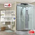 Душевая кабина Avacan 110x80 см EM2811RT, хром/прозрачное (безсиликоновая сборка) фото 4